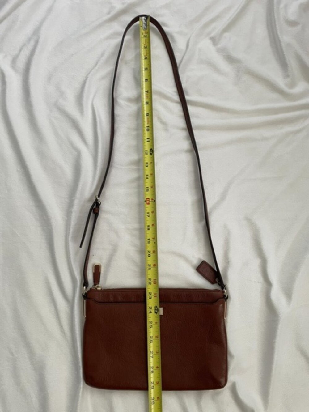 Coach Women's Vintage Madison Leather Crossbody Bag, Brown - Picture 14 of 16